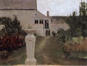 Fernand Khnopff The Garden oil on canvas